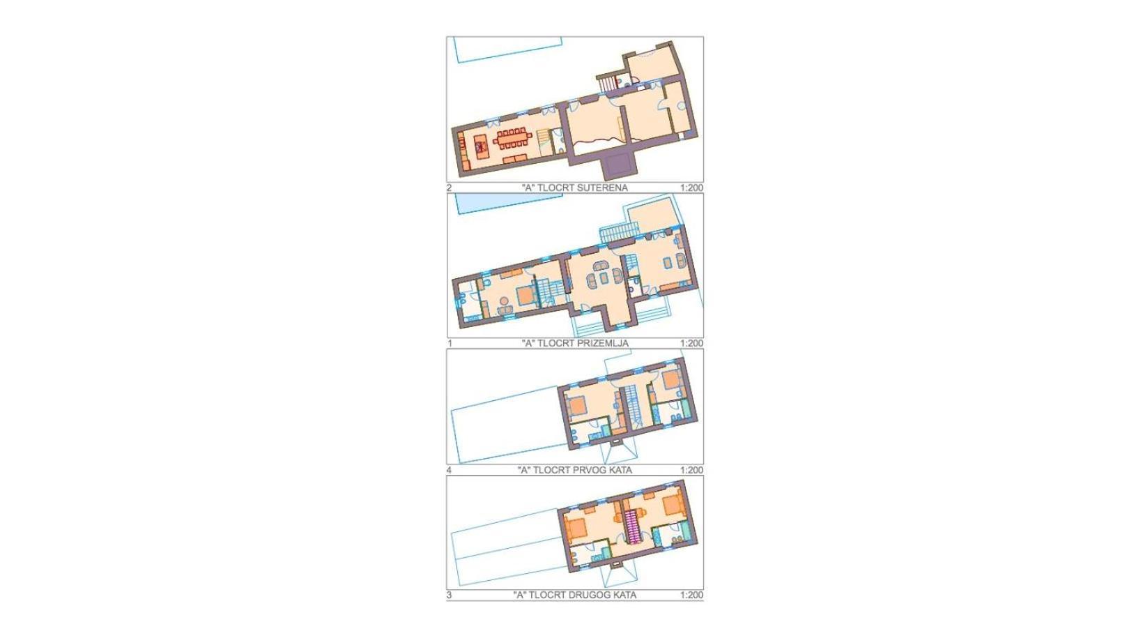 Villa Poropati, Groznjan, Istria - Luxury Countryside Estate For Up To 19 Persons - Large Pool Of 80M2 With Kids Section Extérieur photo